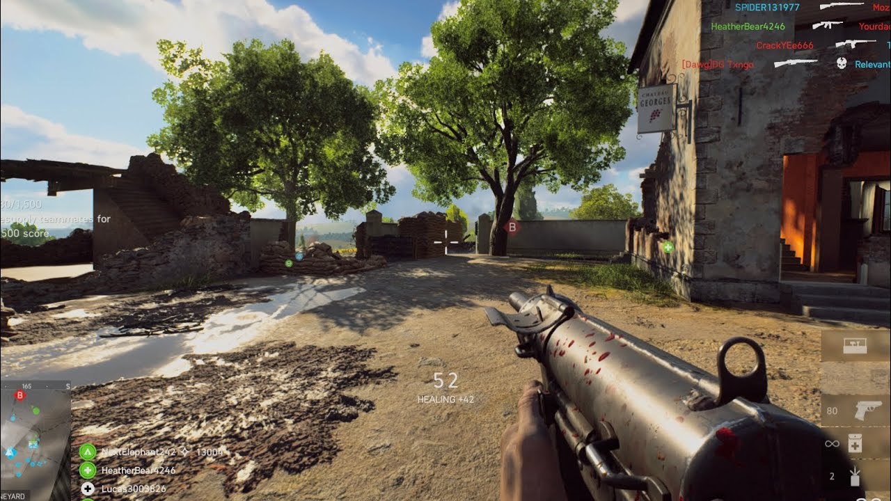 Battlefield 5: M3 Grease Gun Gameplay (No Commentary)