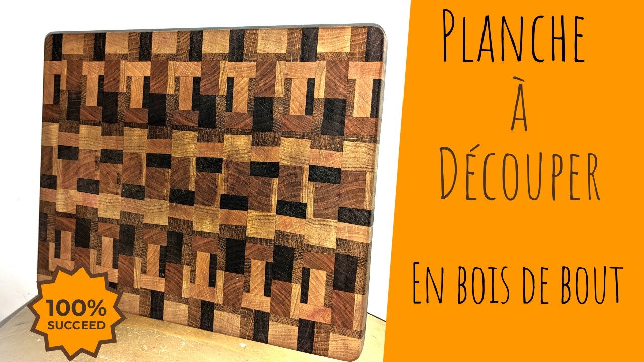 Comment faire une PLANCHE à découper en bois de bout