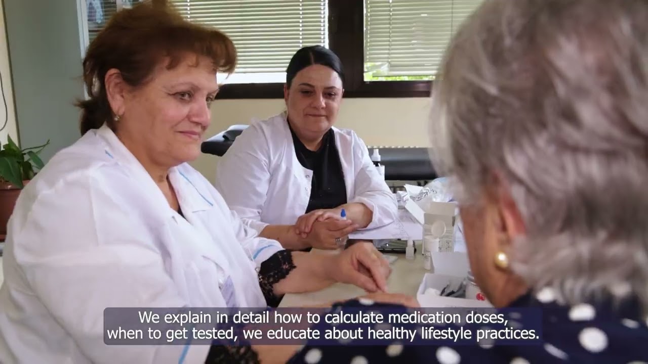 Launch of Type 2 diabetes schools in Armenia (eng subt)
