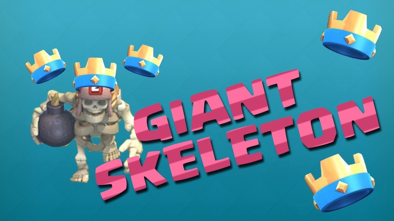 BEST GIANT SKELETON DECK CLASH ROYALE ARENA 7