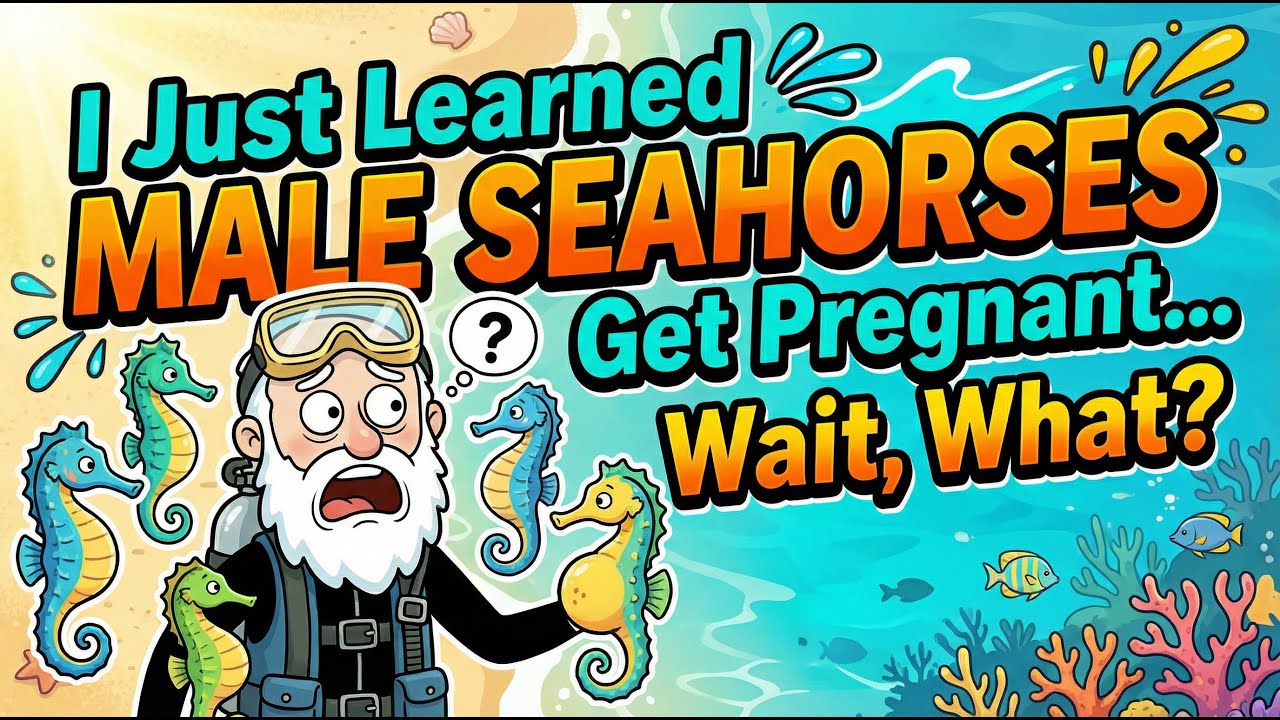 I Just Learned Male Seahorses Get Pregnant... Wait, What? | Bald Ben Explains