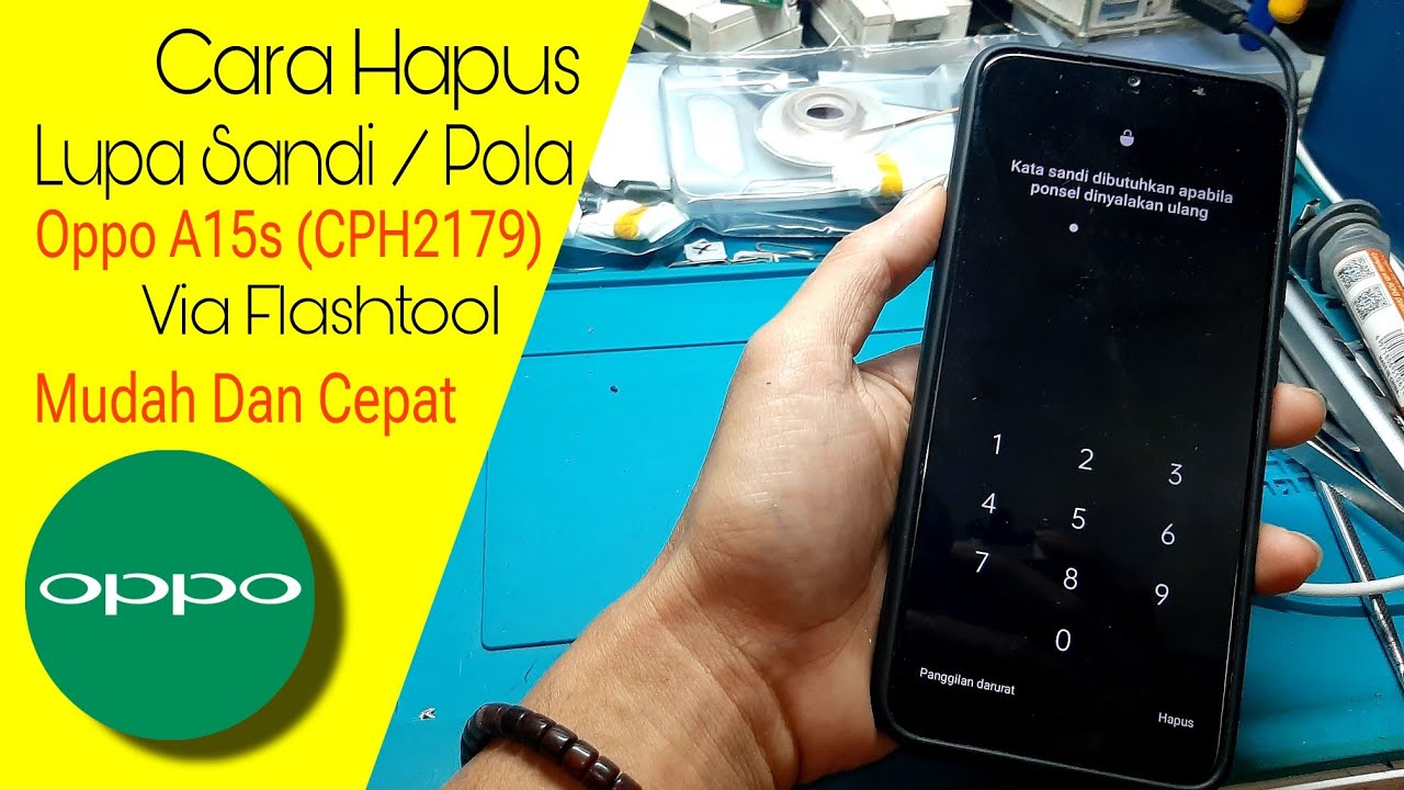 CARA HAPUS LUPA POLA / SANDI OPPO A15S CPH2179 VIA SP FLASH TOOL