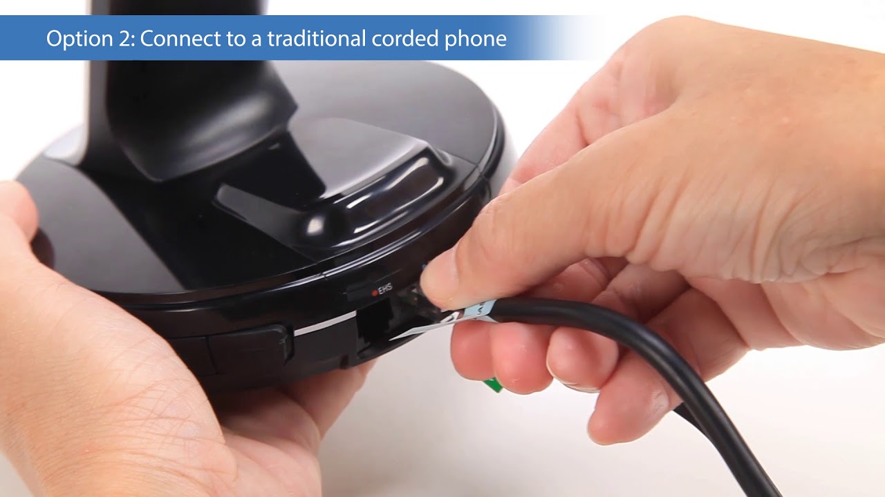 VH6210/VH6211 Convertible Office Wireless Headset - Connection Setup