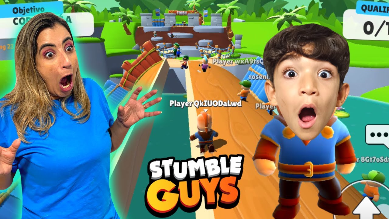 JOGAMOS STAMBLE GUYS PELA PRIMEIRA VEZ - O JOGO MAIS ENGRAÇADO E DIFÍCIL DE TODOS !!!