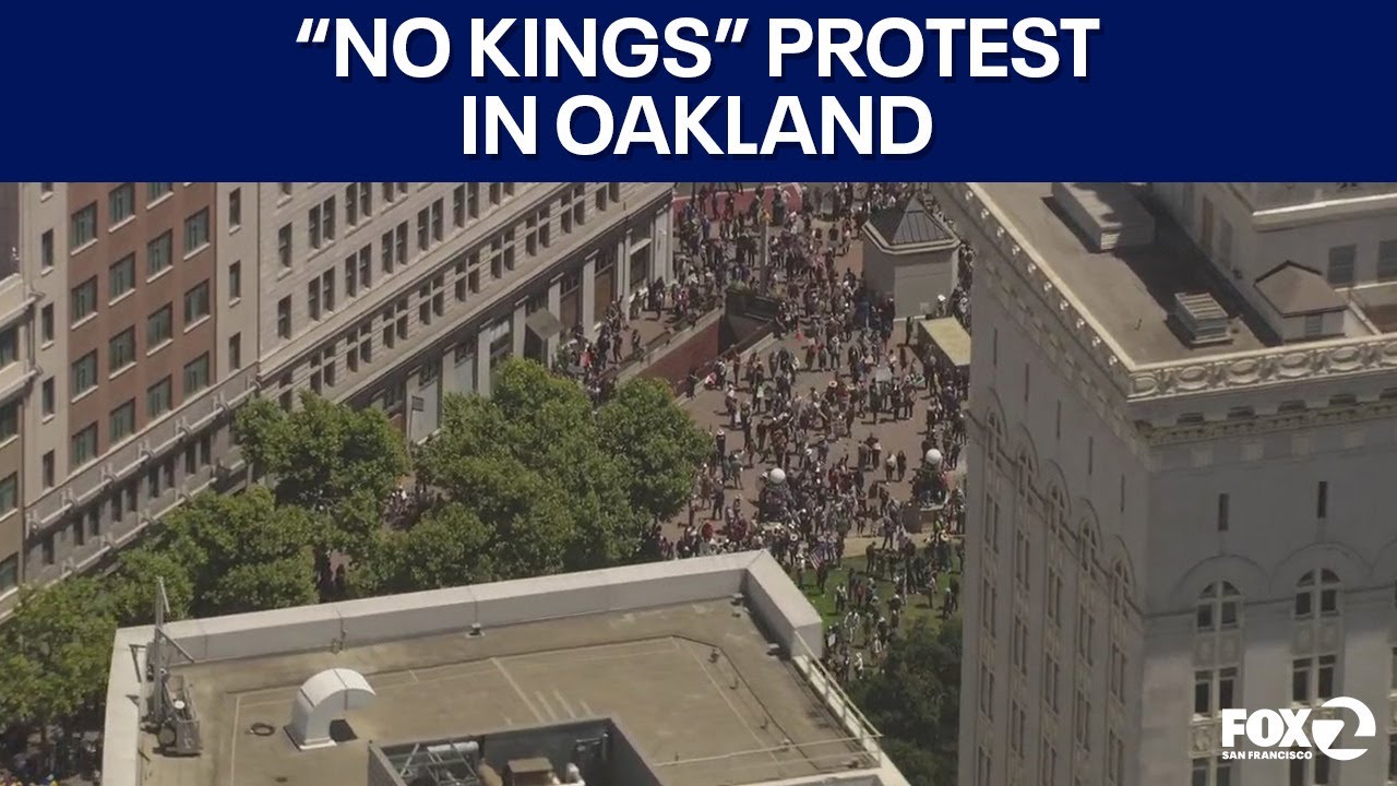 'No Kings' protest in Oakland draws big crowds | KTVU