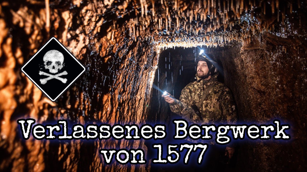VERLASSENES BERGWERK ⚒️ Stollen von 1577‼️ unglaubliche funde🔦💀
