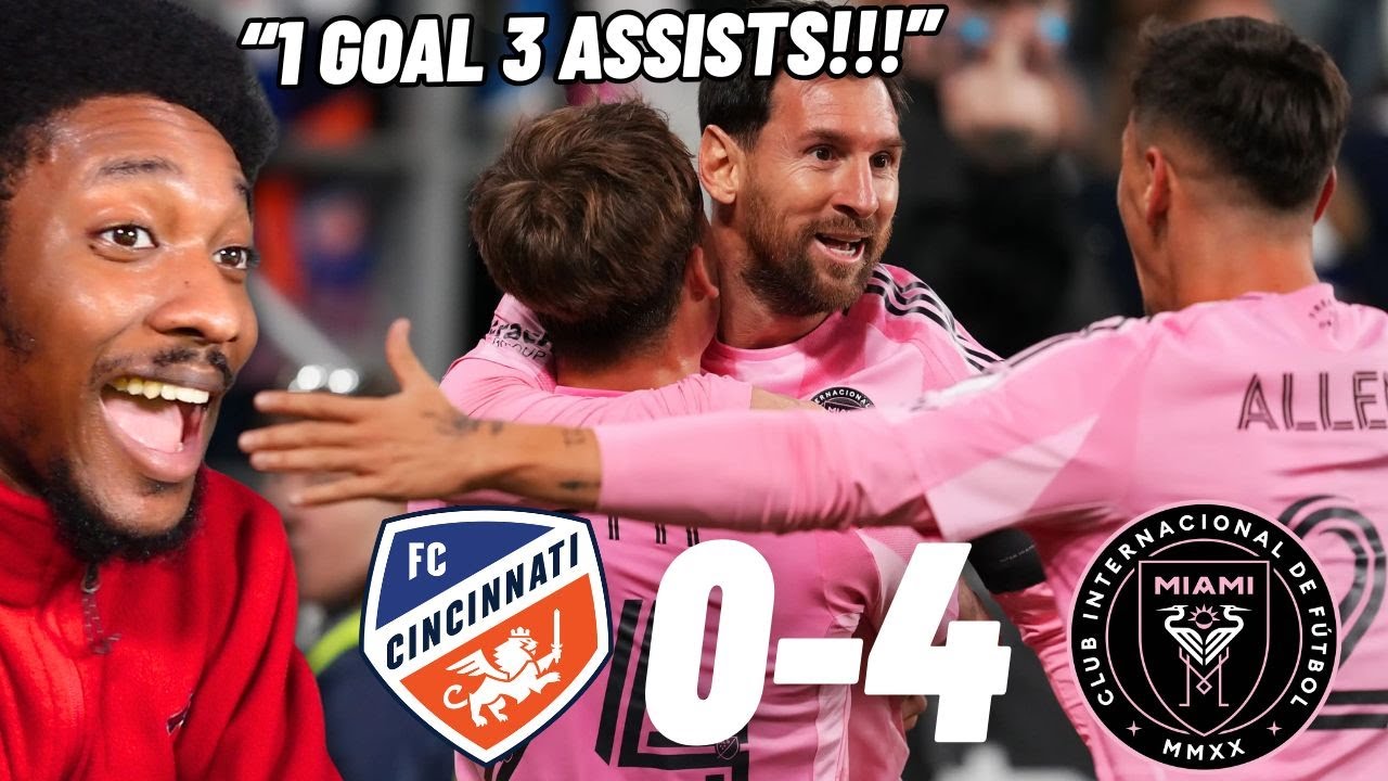 LIONAL MESSI IS AN ALIEN! 4 G/A!👽🐐 | Cincinnati 0-4 Inter Miami Reaction