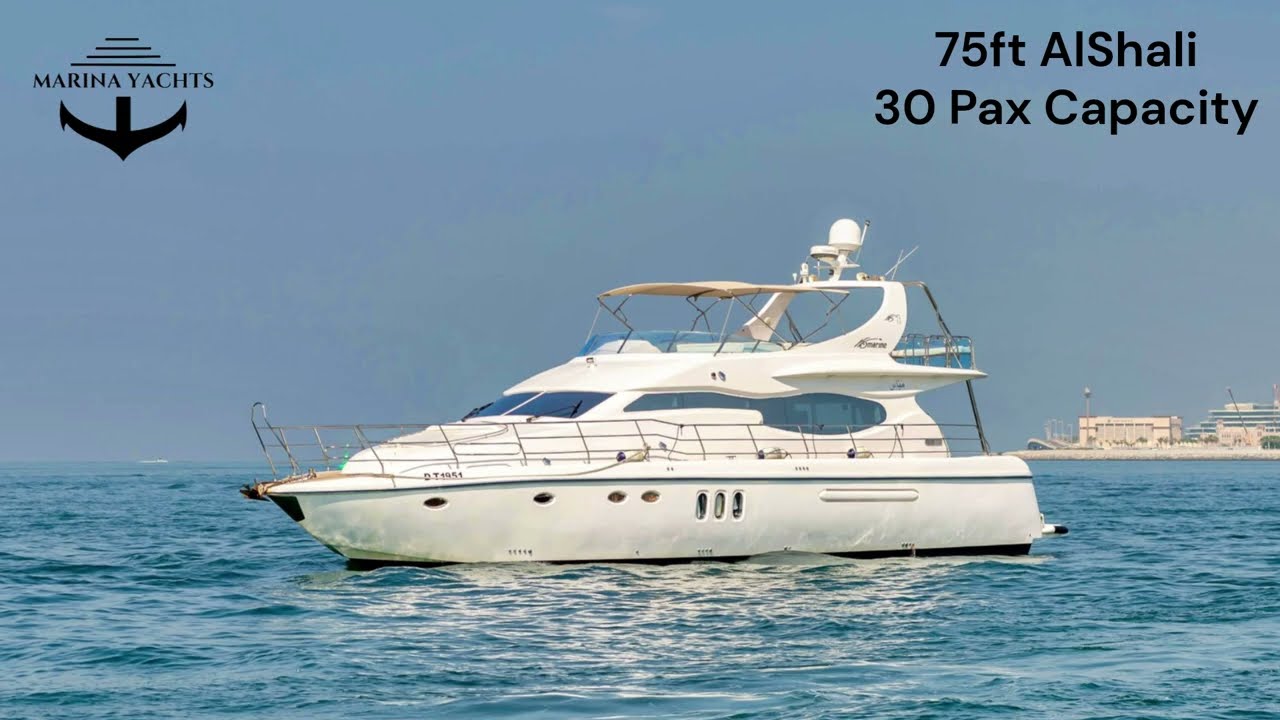 75ft AlShali Mayyas (Walkaround) - Marina Yachts Rentals