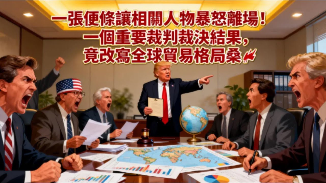 一張便條讓川普暴怒离场！美國最高法院裁決，竟改写全球貿易格局🔥