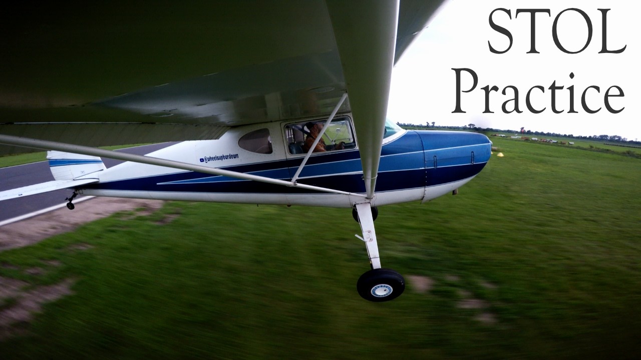 STOL Practice in a 1946 Cessna 140