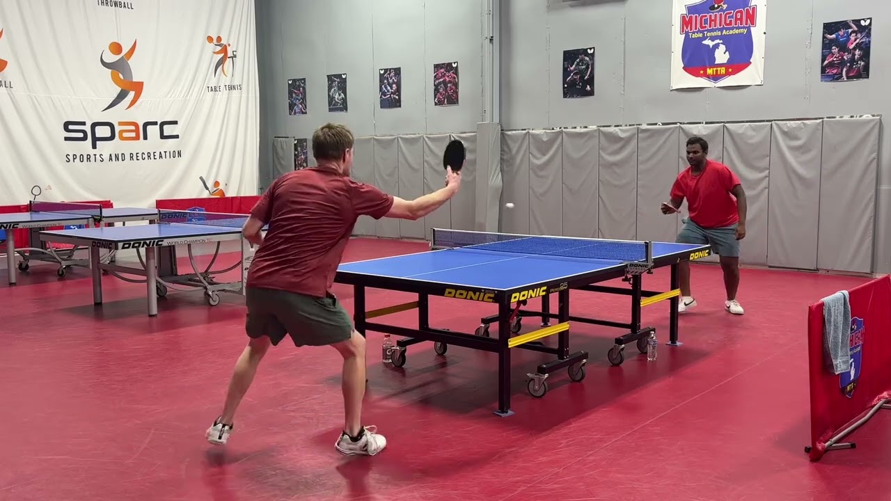 Derek May vs Abhi - friendly table tennis match 🏓 