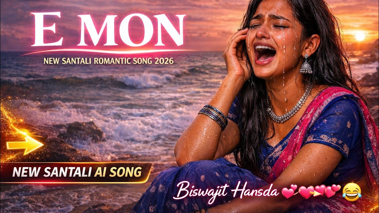 E MON 💔 New Santali Romantic Song 2026 | New Santali AI Song | Biswajit Hansda💘💕