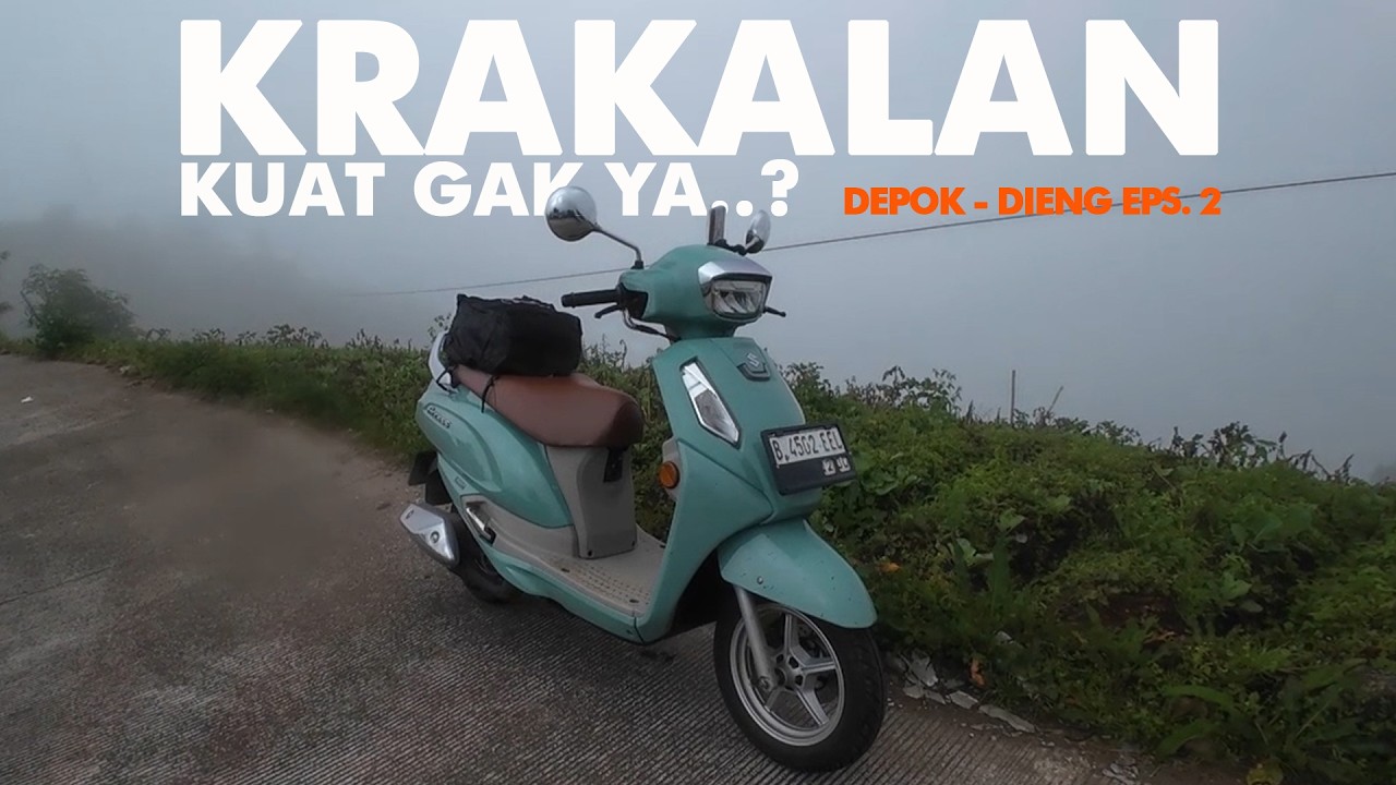 KUAT GAK YA DI TANJAKAN KRAKALAN ? DEPOK - DIENG | SUZUKI ACCESS 125