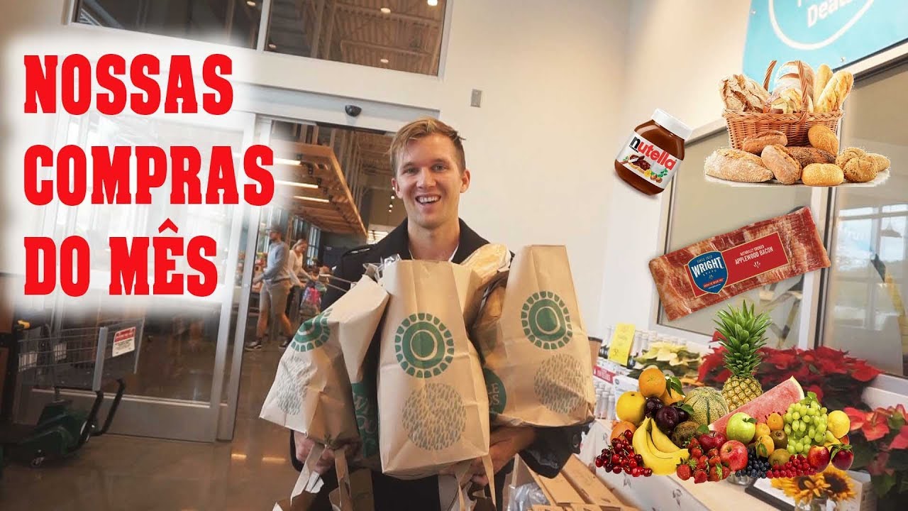 COMPRANDO TUDO QUE TEMOS VONTADE | COMPRAS DO MÊS