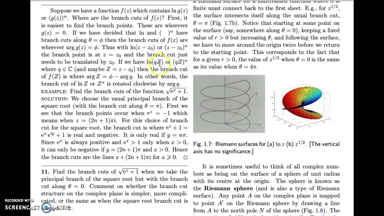 1.5 Branch cuts (cont.)