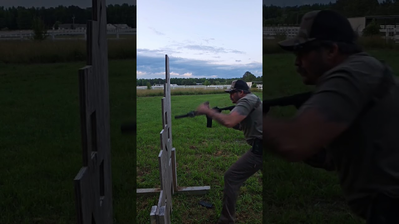 Unconventional shooting positions.