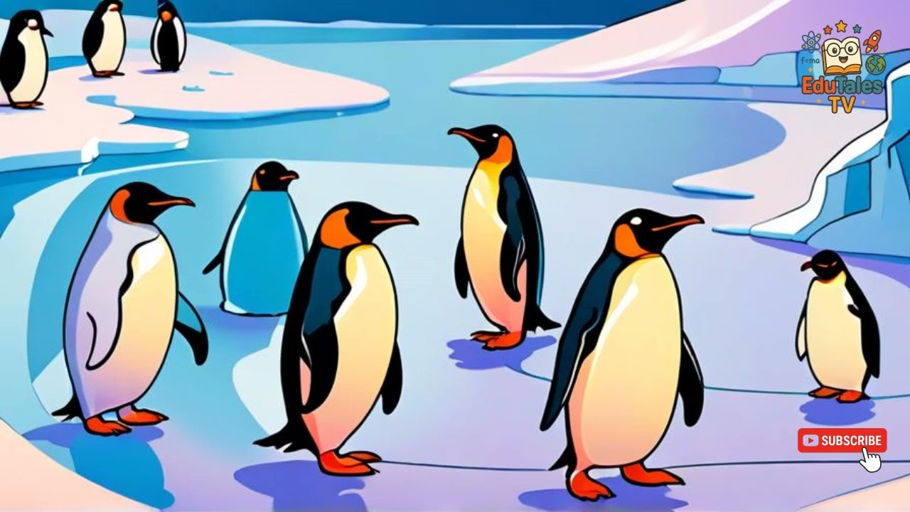 🐧 Animals & Nature &ndash; Penguin Waddle on the Ice Path