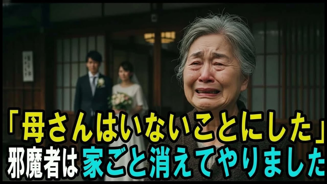 『母さんは病気ということにしておいた』──結婚式から除外された母は、家と共に姿を消しました。