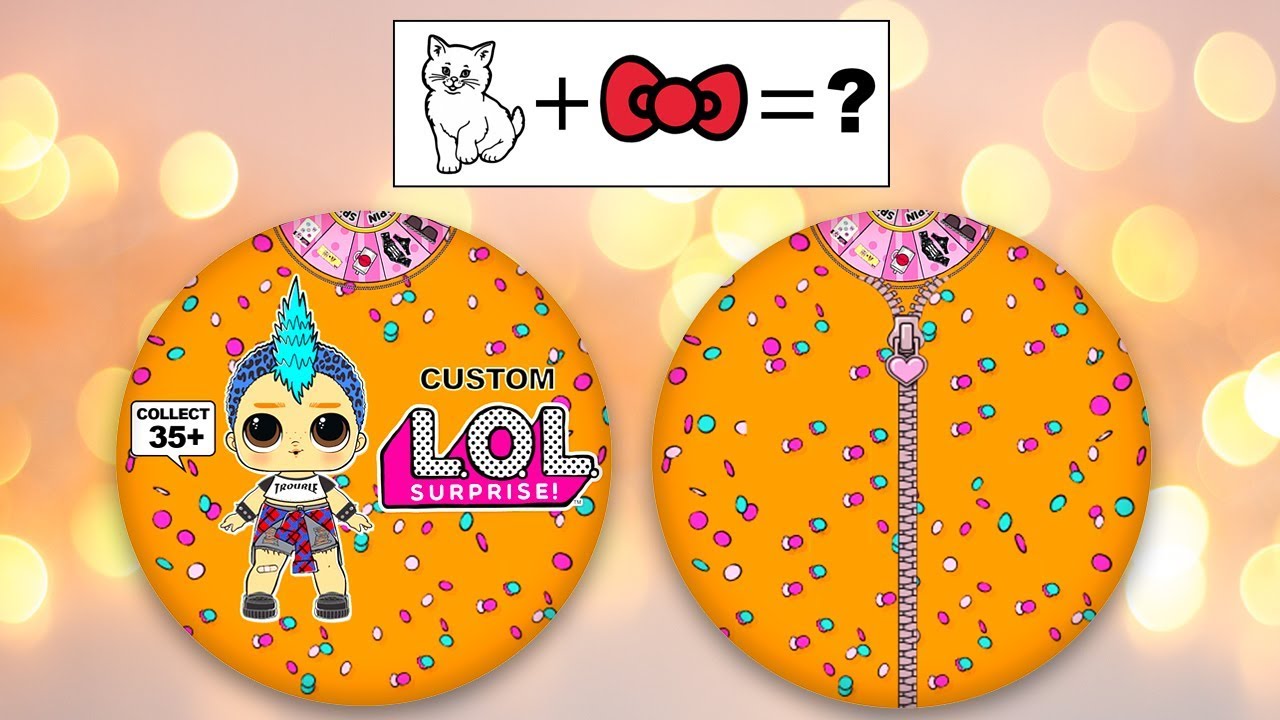 Opening 2D Paper Custom LOL Surprise Dolls #5