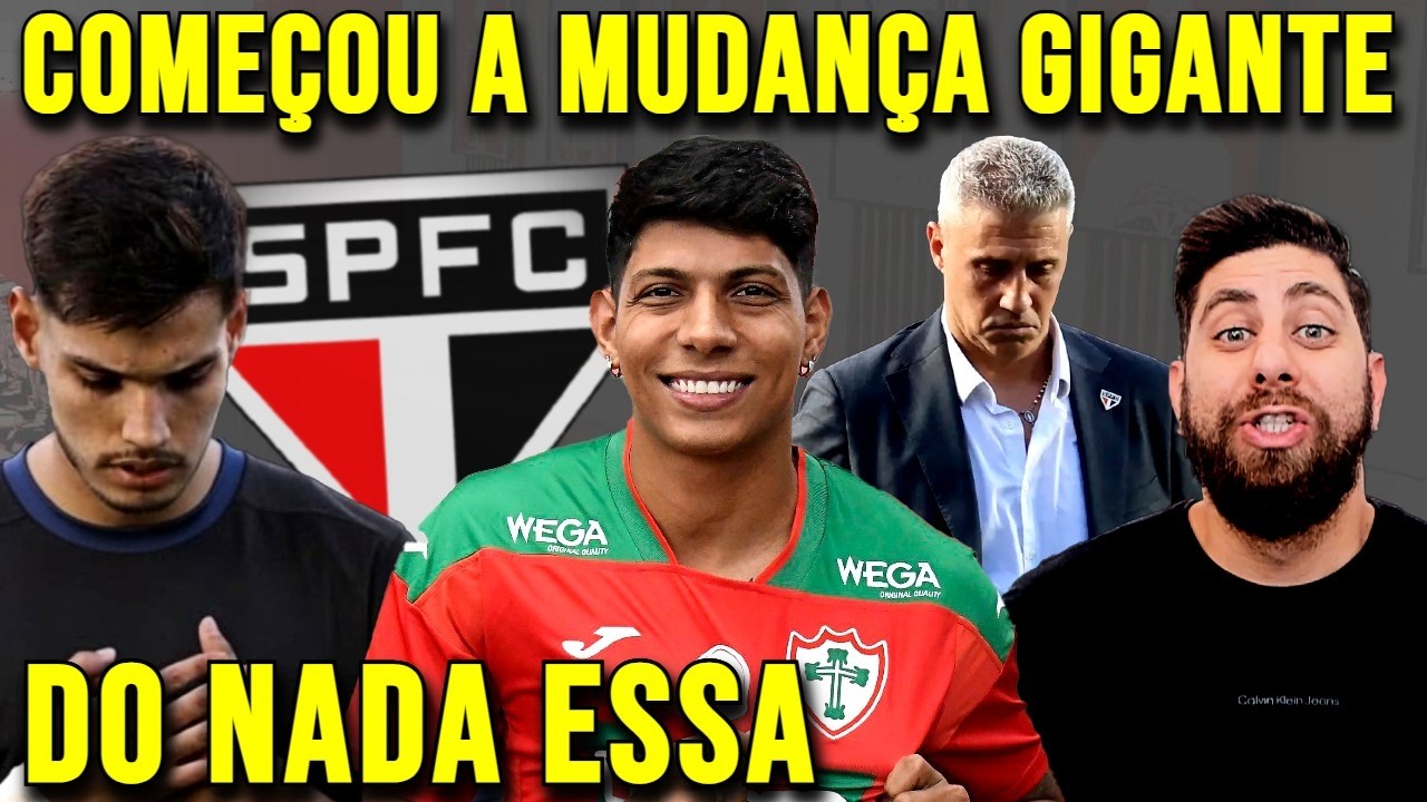 DE SURPRESA SIM!!! SÃO PAULO TEM GRANDIOSA REVIRAVOLTA E TIME FICA FORTÍSSIMO! SPFC VOANDO BAIXO!