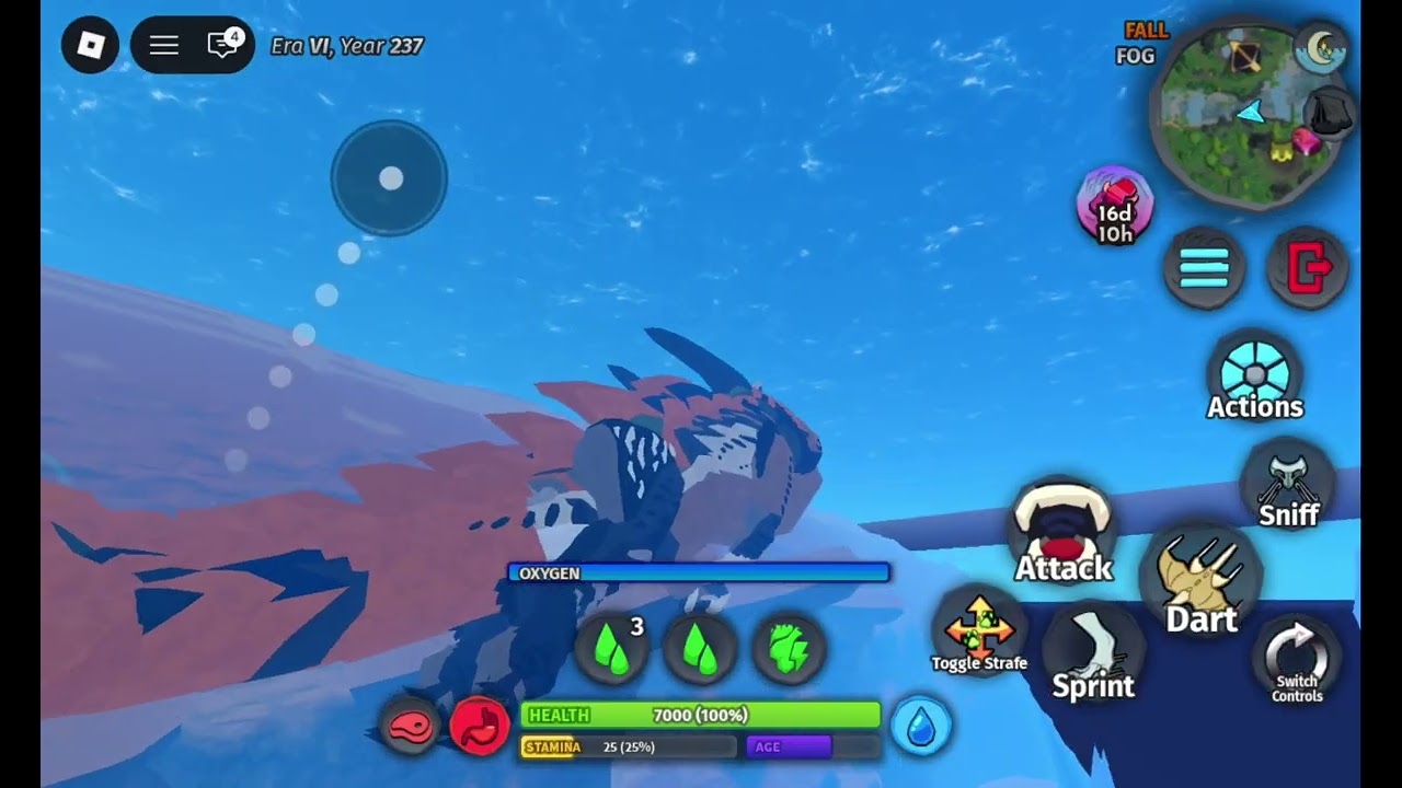 Playing creatures of sonaria with my friend! ( his Username is fogmonsters_evolved)
