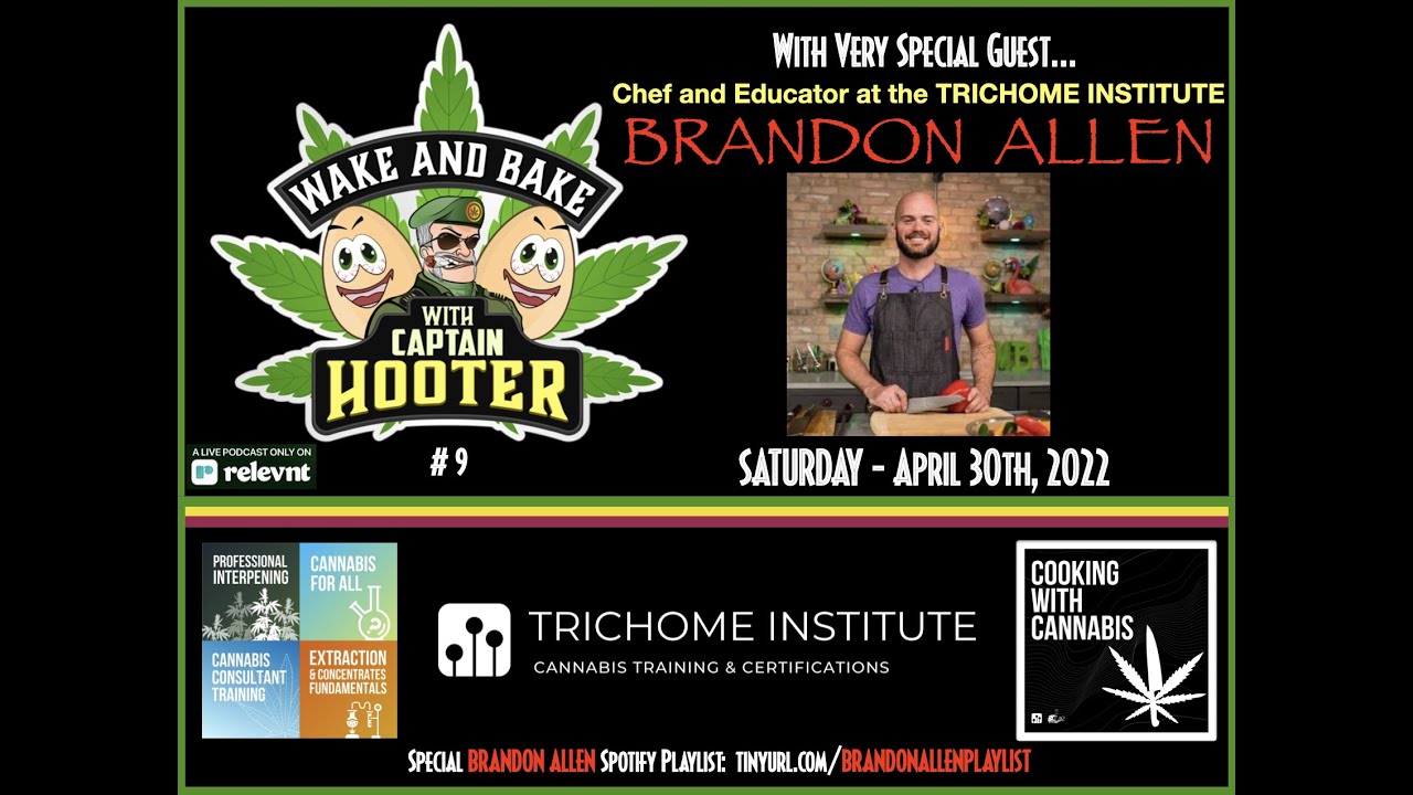 Very Special Guest: Chef BRANDON ALLEN on 