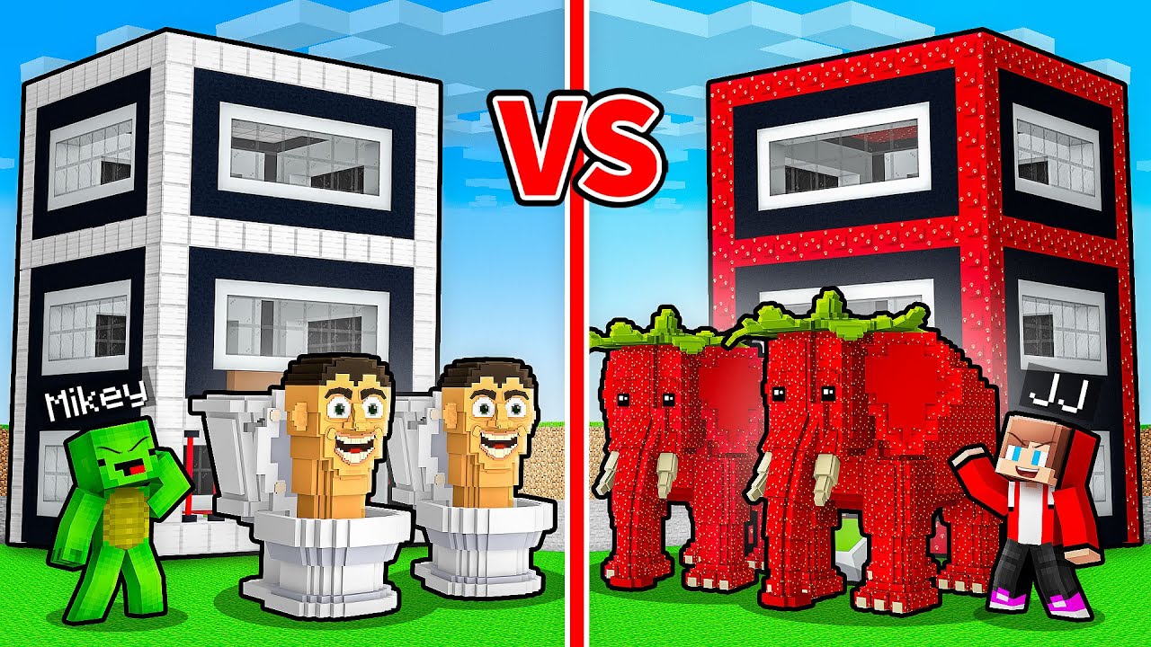 JJ vs Mikey: ITALIAN BRAINROT BASE BATTLE in Minecraft - Maizen