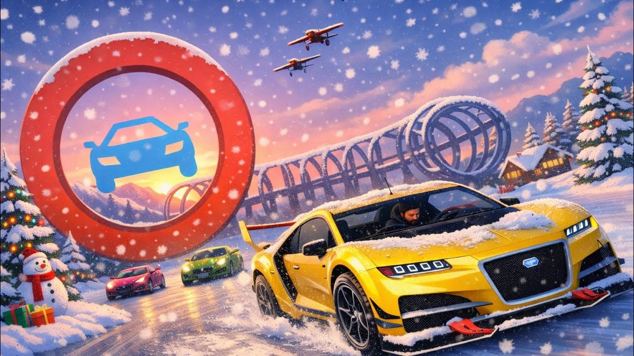Course Casse Cou - !CR4STMAS Stunt Special🚗🏁☃️🎄