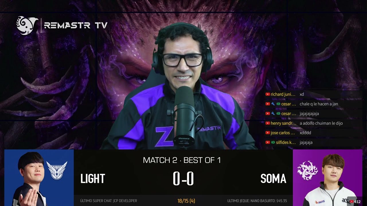 STARCRAFT COREANO 🇰🇷 LIGHT vs SOMA 🇰🇷 | M2·BO1