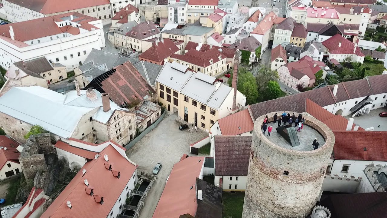 Rozhled: Jindřichův Hradec z dronu Dji MAVIC Pro