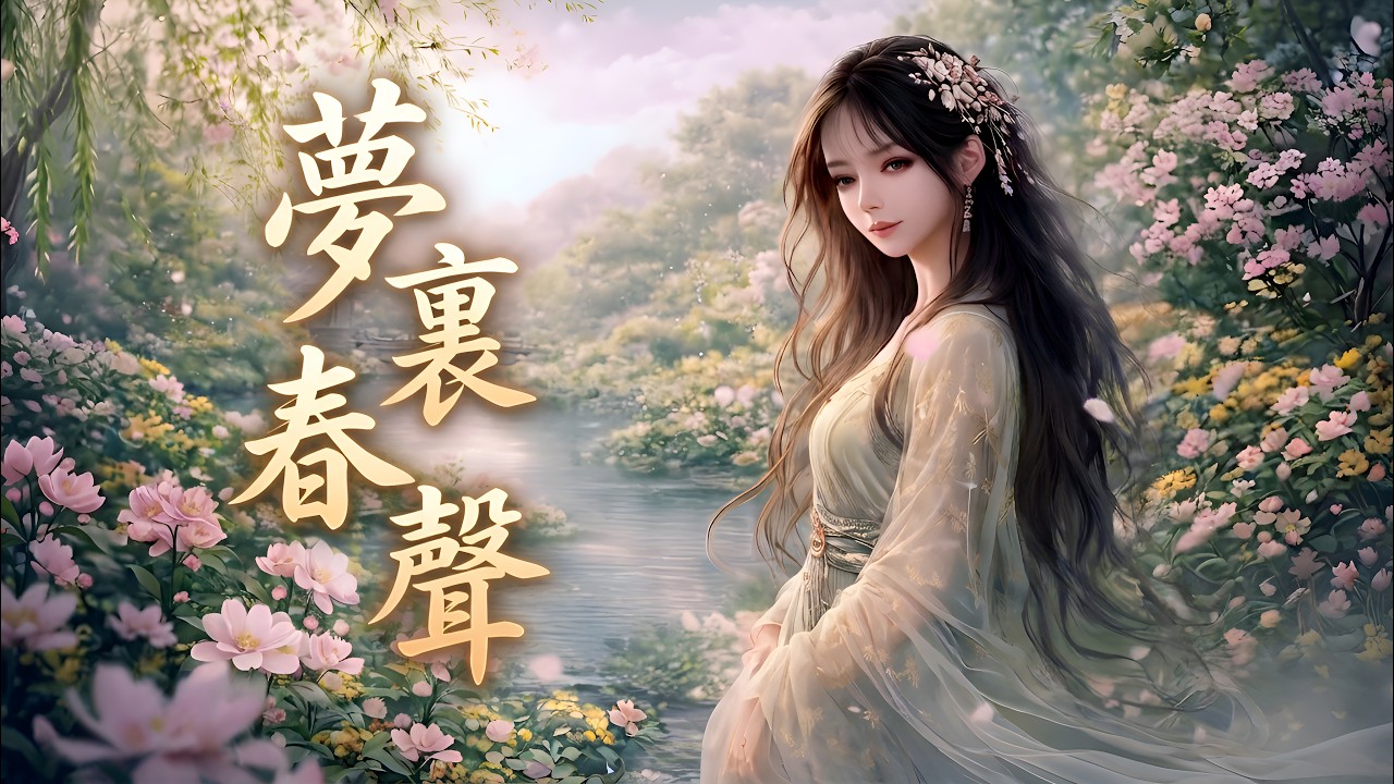 🌿 夢裏春聲 | Voices of Spring in Dreams | 古風融合 | 4K Lyric Video