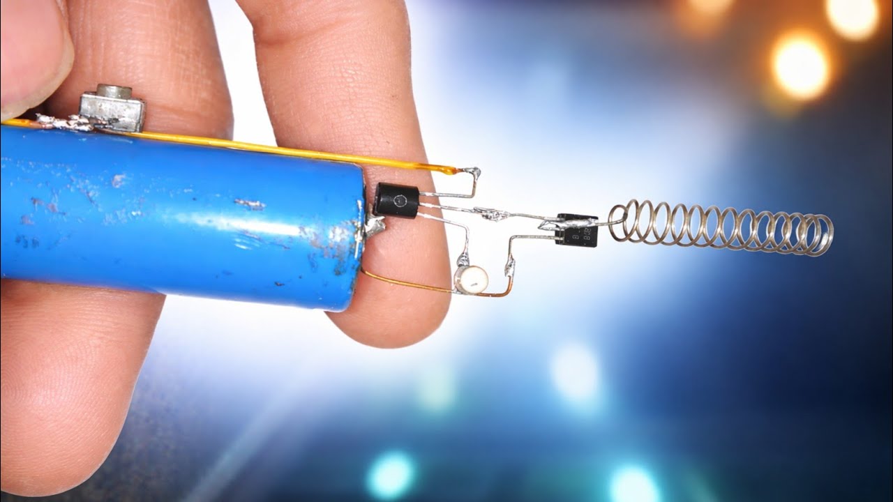 Homemade AC Non Contact Voltage Tester Using 2 BC547 Transistors | Simple DIY Electric Tester