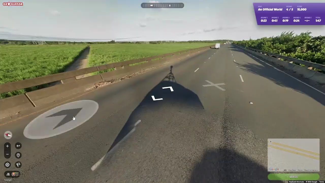 Geoguessr Speedrun - An Official World 25k - 2m46s (FWR)