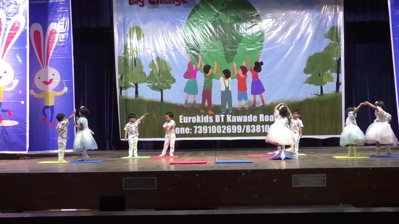 EuroKidsBTKawadeRoad #annualday  #welcomesong