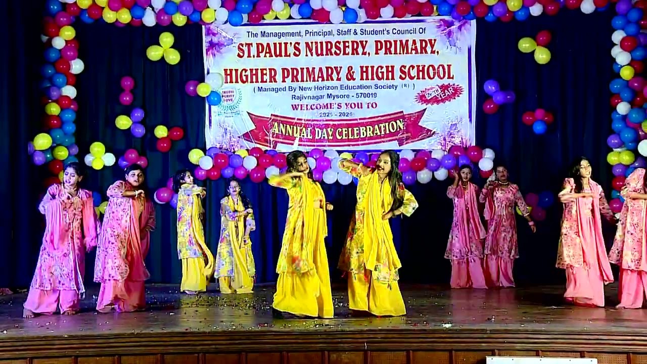 Annual Day Celebration 2025-26 Performance By 6TH STD  Girls