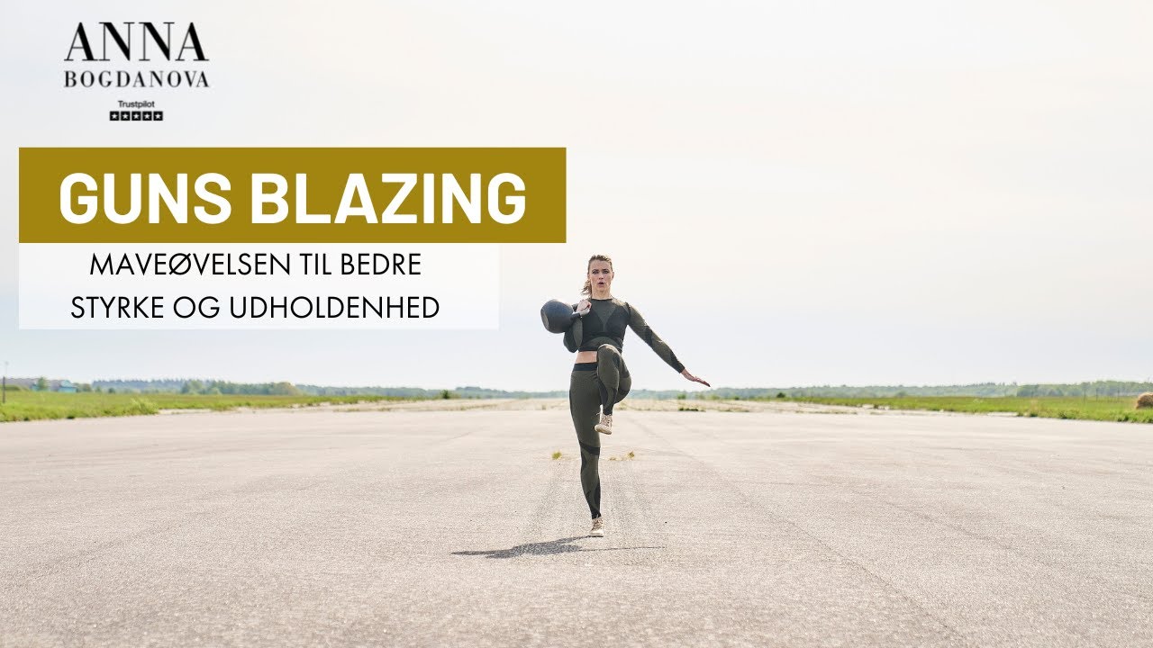 Anna Bogdanova med øvelsen GUNS BLAZING