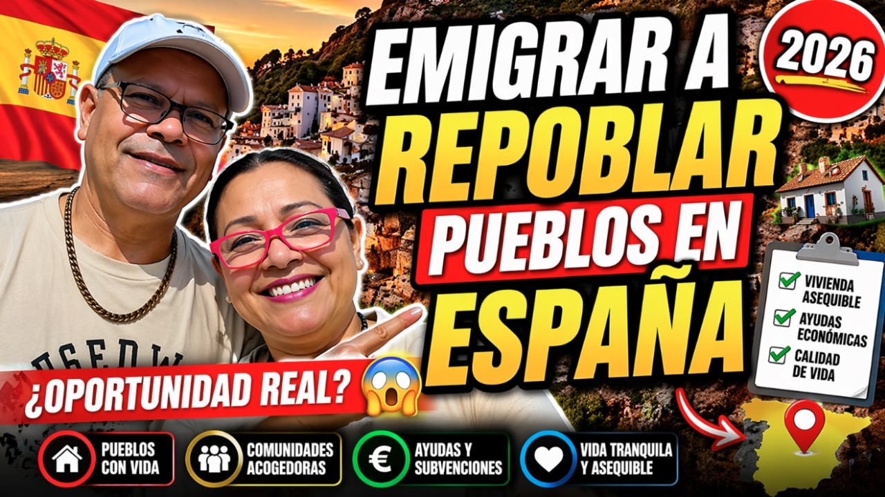🌍 EMIGRAR REPOBLANDO PUEBLOS EN ESPAÑA 2025 🏘️ ¿OPORTUNIDAD REAL PARA INMIGRANTES? #emigraraespaña
