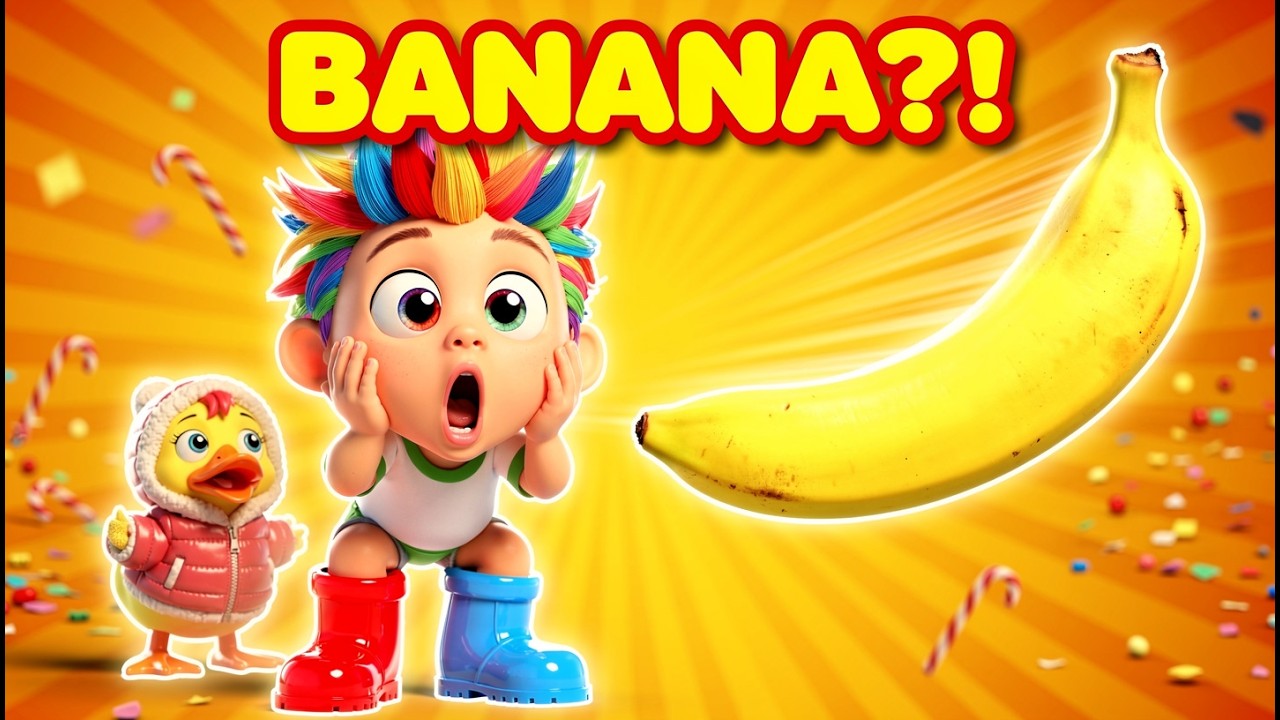 Silliest Caroling Ever?! 🍌😂 Banana Giggle Parade for Kids | Funny Song & Dance