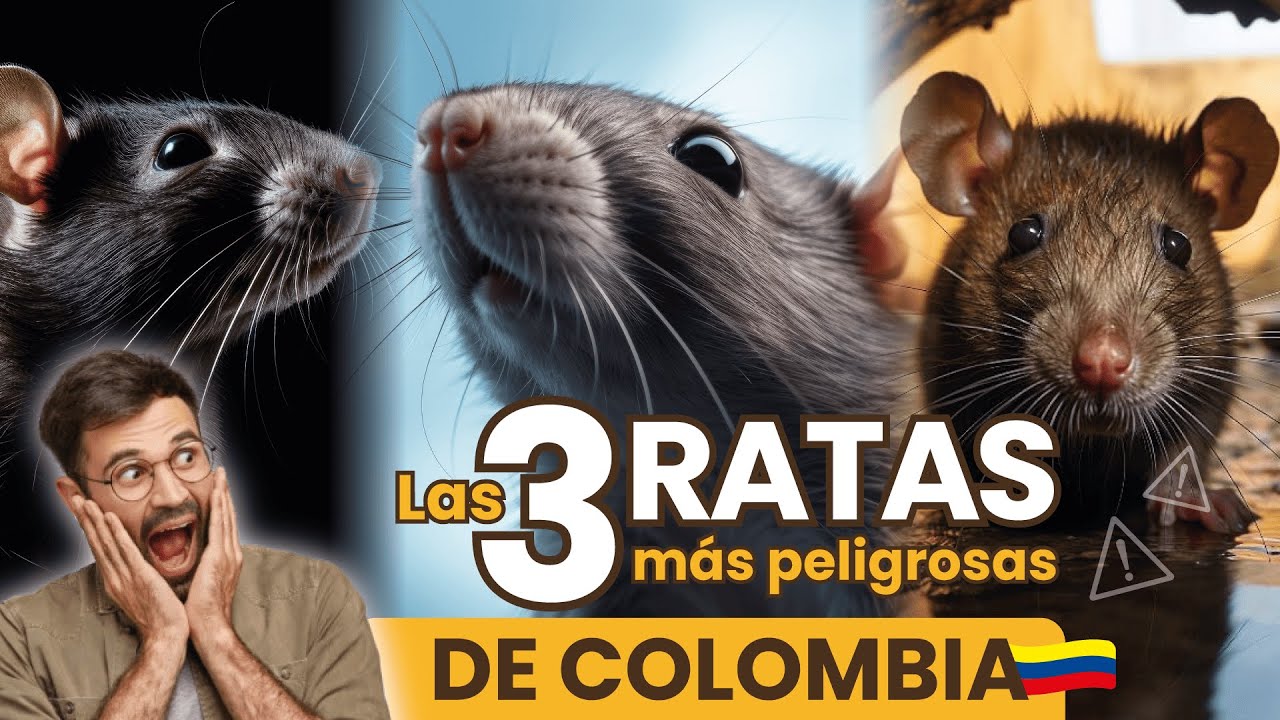 Las 3 ratas más peligrosas de Colombia 🇨🇴: ¿Están en tu empresa u hogar? 🐀😨⚠️