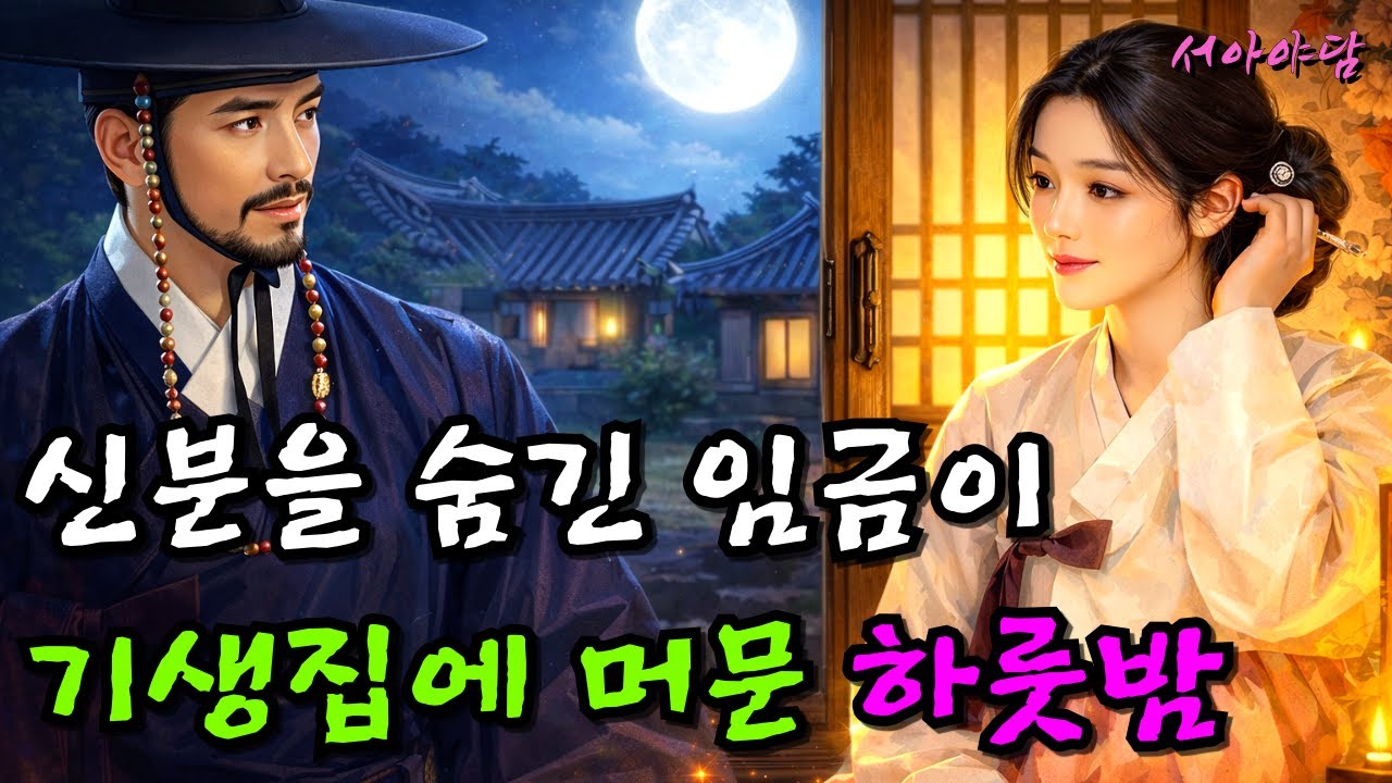 칼에 쫓기던 임금을 목숨 걸고 구한 기생, 달빛 아래 피어난 금지된 사랑..ㅣ야담ㅣ민담ㅣ전설ㅣ설화ㅣ옛날이야기ㅣ오디오북