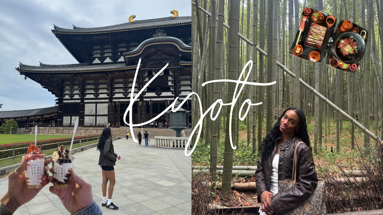 Kyoto Vlog | Exploring Arashiyama, Eating at the Nishiki Food Market, and Overconsuming Matcha