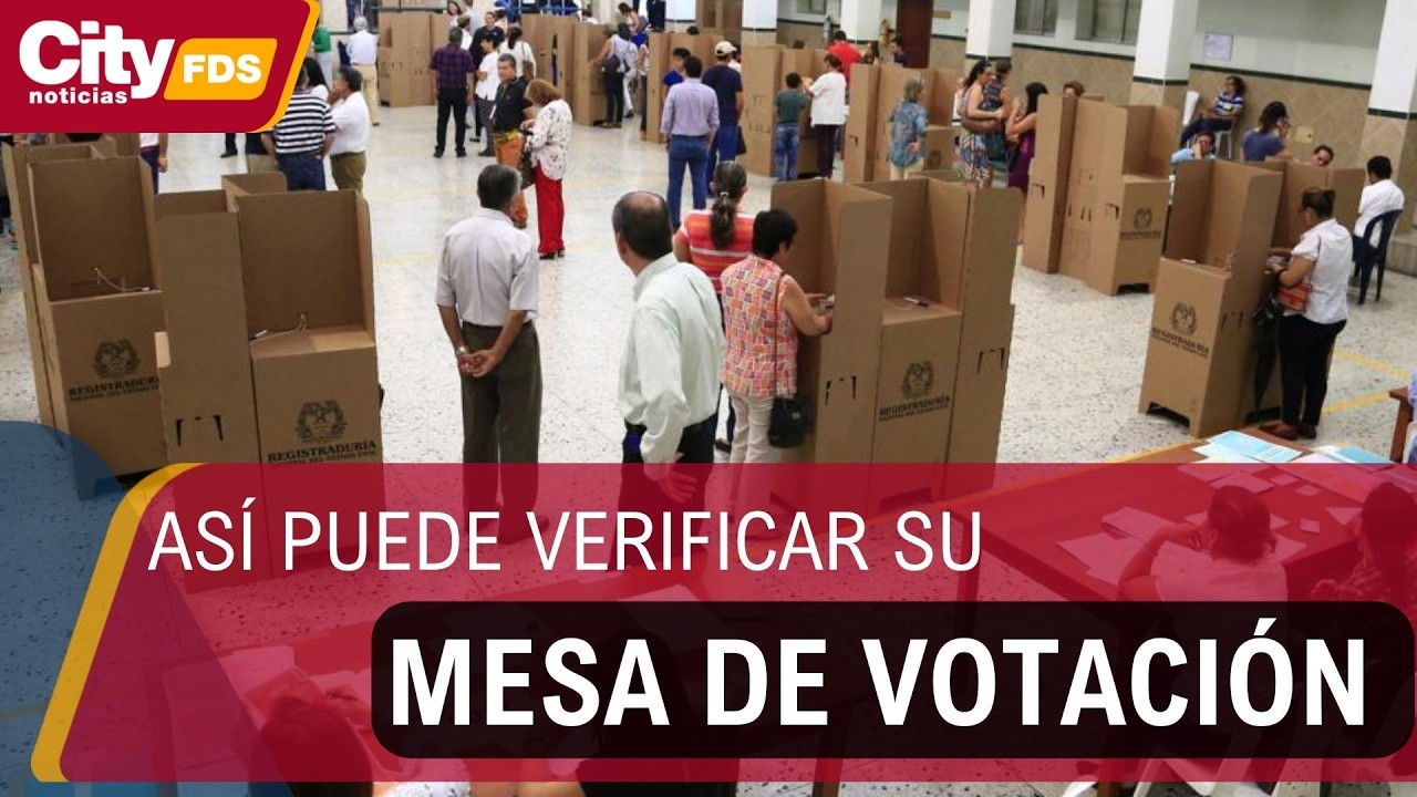 ¿No sabe dónde votar? Siga este paso a paso para consultar su puesto y mesa para el domingo | CityTv
