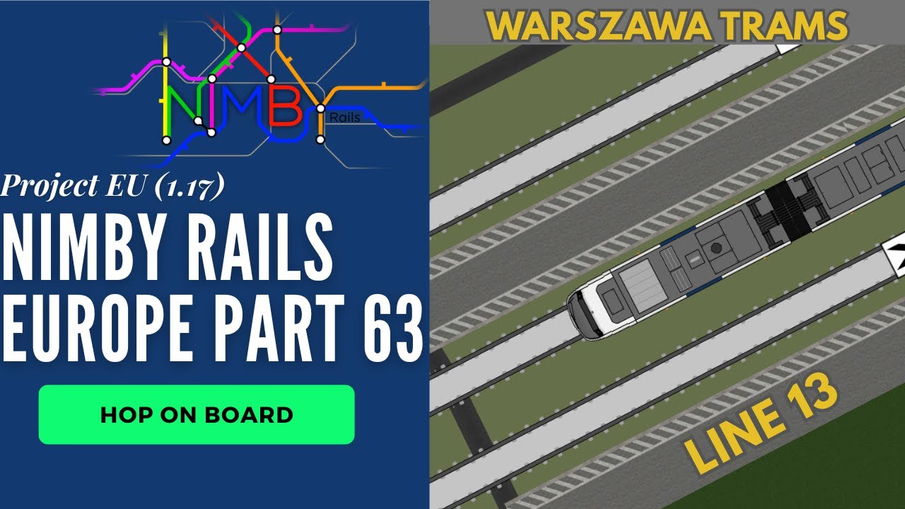 The first Warszawa tram | Nimby Rails Part 63