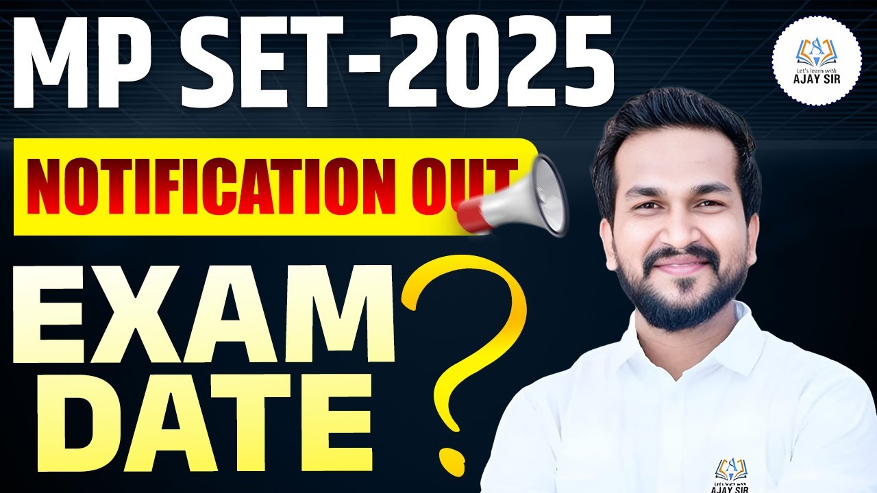 MPSET Notification OUT - What's REALLY in the Syllabus?