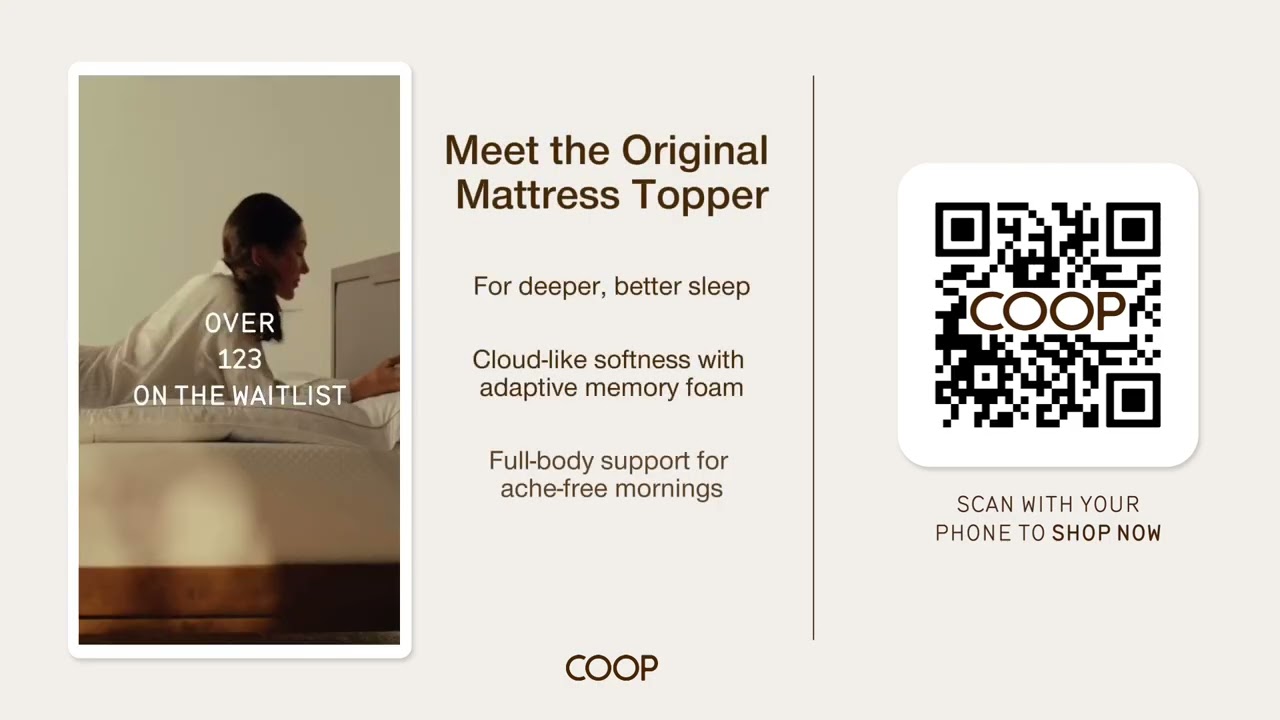 Meet Coop's Viral Mattress Topper