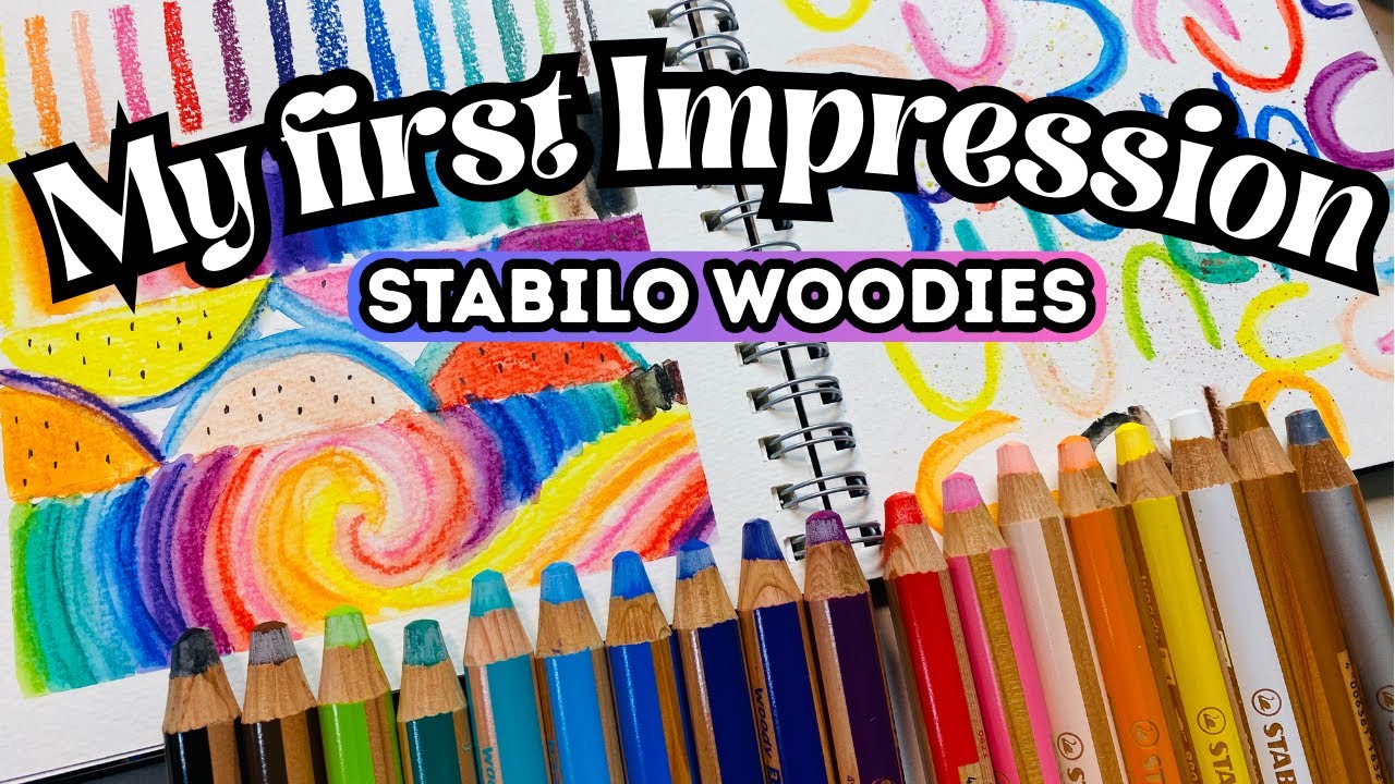 Sketchbook Ideas ⎢ Stabilo Woodies ⎮ Art Supplies