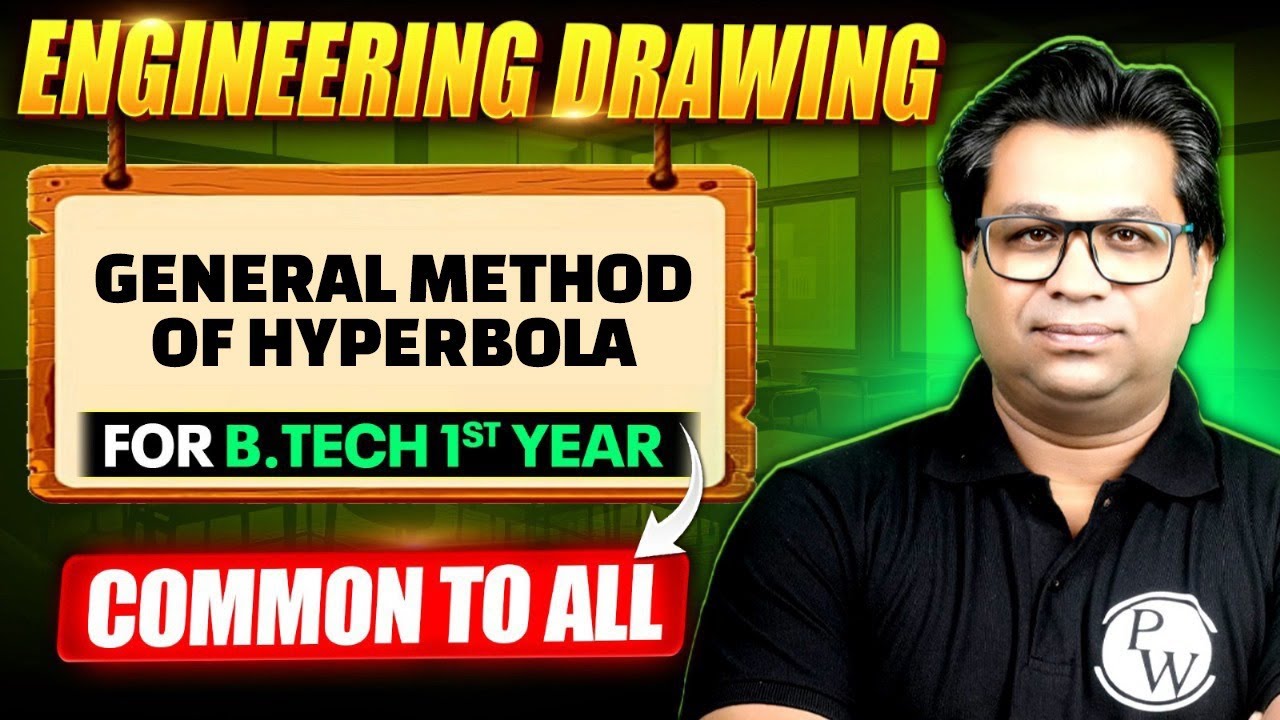 Engineering Drawings | General Method of Hyperbola | Engineering Graphics For Semester Exams