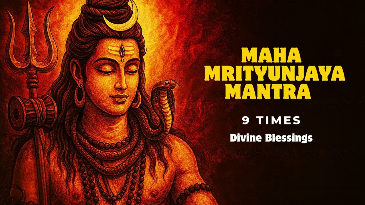 9x Maha Mrityunjaya Mantra | Peace, Healing & Divine Blessings
