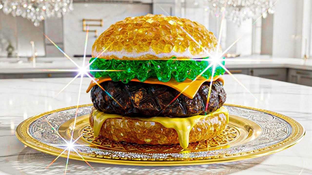 👉 The Unreal Beauty of a Hamburger Made of GLASS 😱🍔