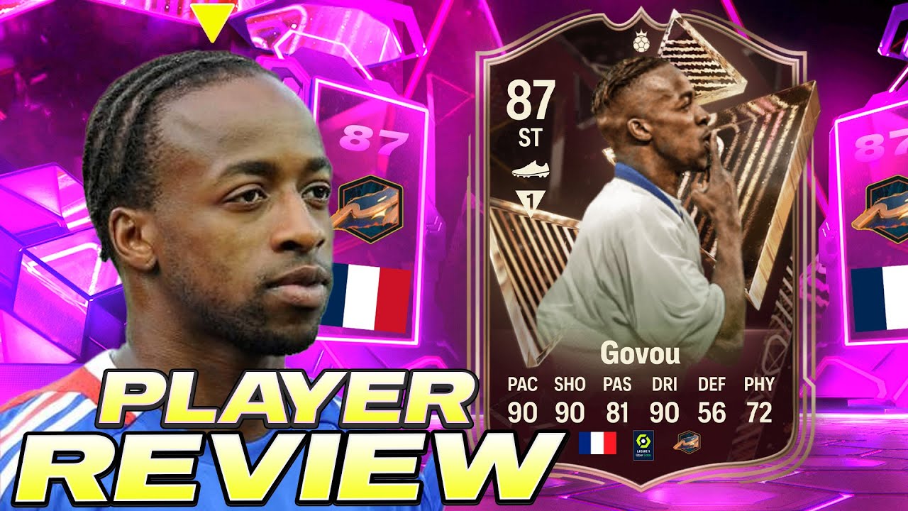 🚨87 TRIPLE THREAT HERO GOVOU PLAYER REVIEW - EA FC 24 ULTIMATE TEAM